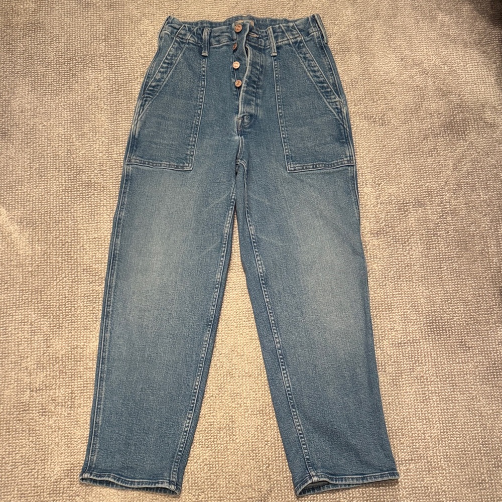 MOTHER Light Blue Denim Jeans